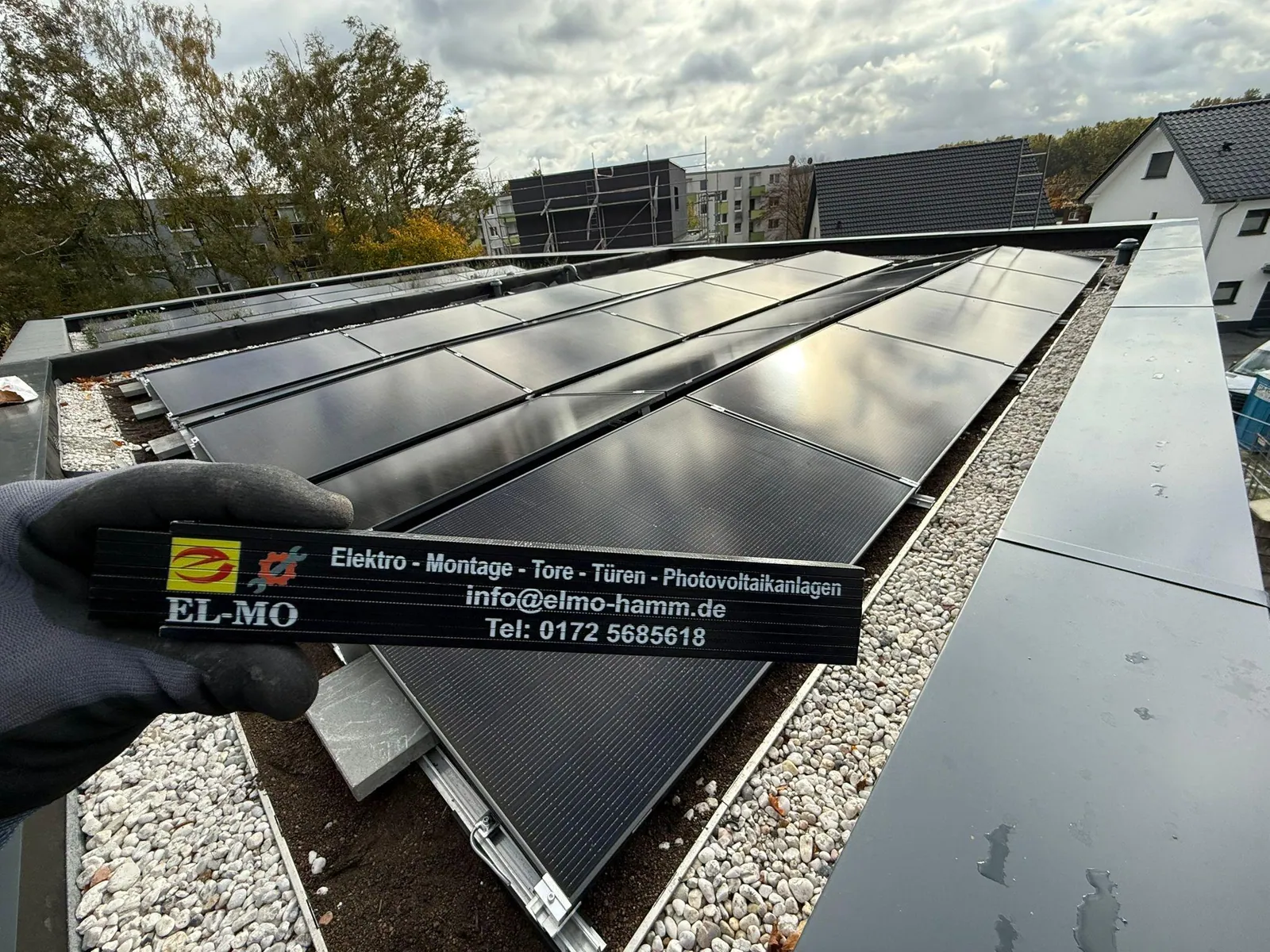 PV-Anlage auf Einfamilienhaus